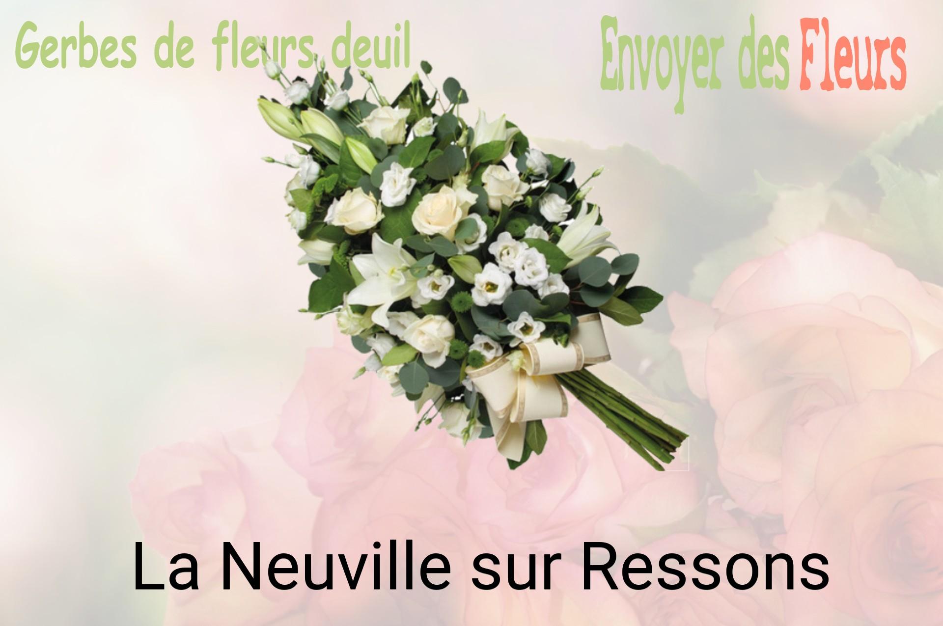 Gerbe de fleurs de deuil livrée à La Neuville-sur-Ressons